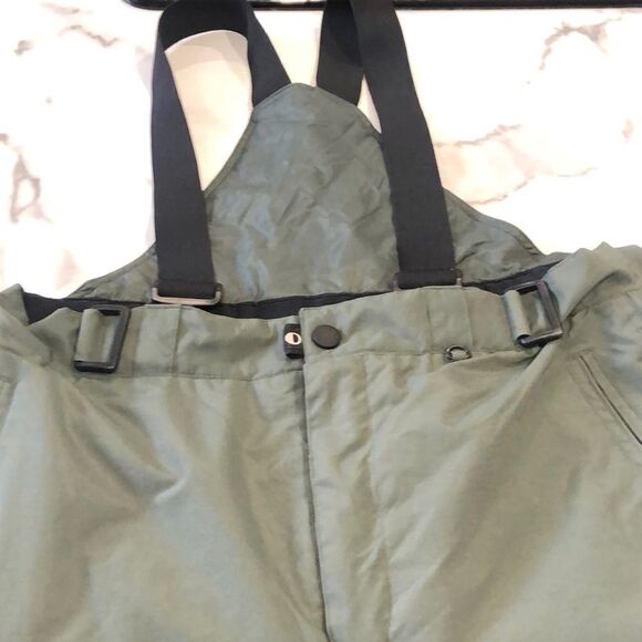 EUC Black Dot Snow Pants w Suspenders Sz. YXL - Picture 1 of 8